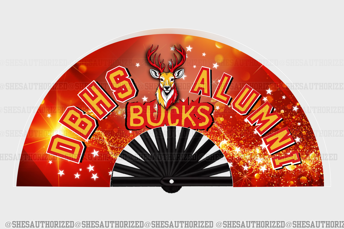 Custom Printed 13" Loud Clack Folding Fans – Bulk Order of 100