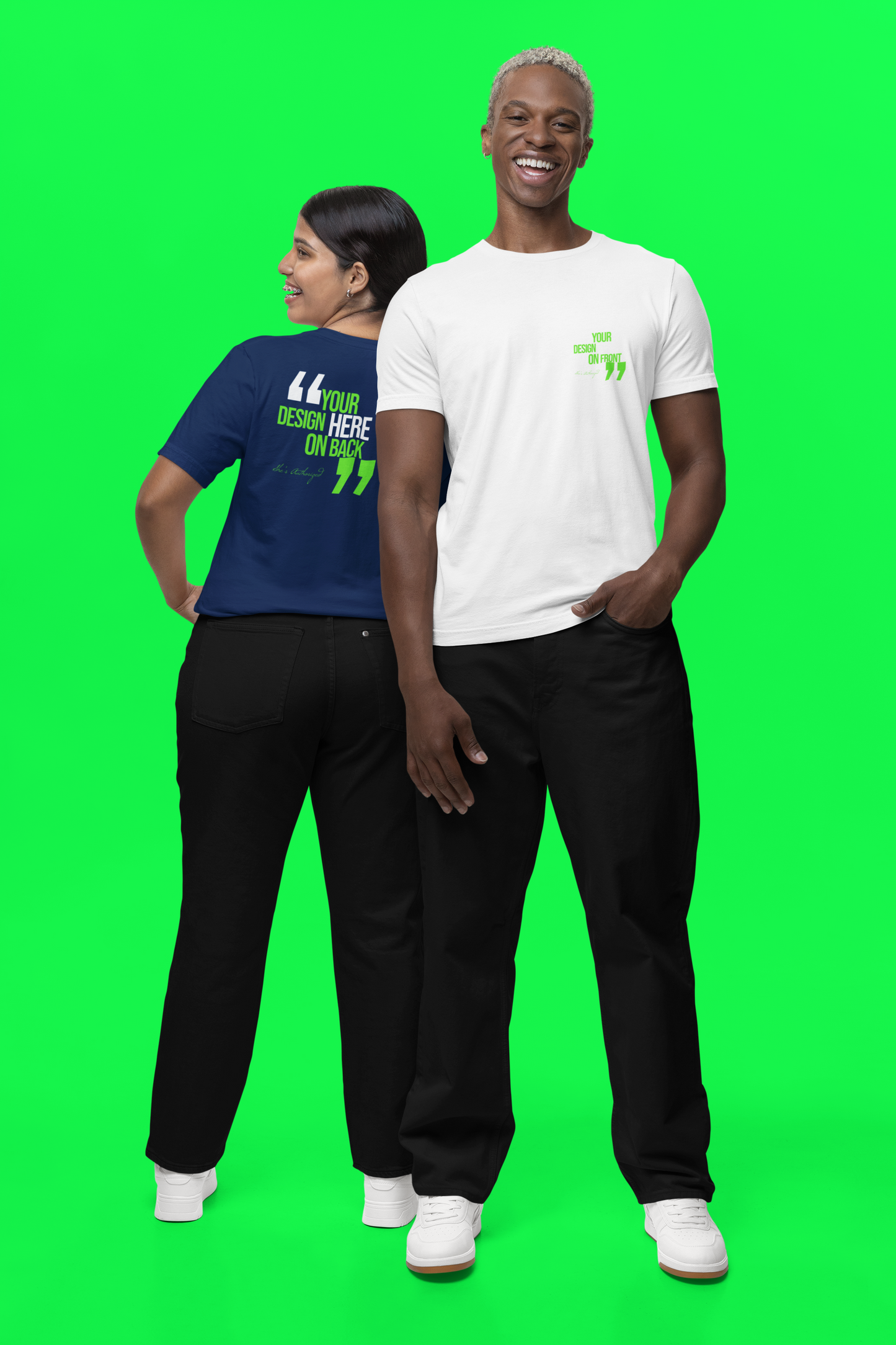 Custom Performance T-Shirt - Front & Back Design