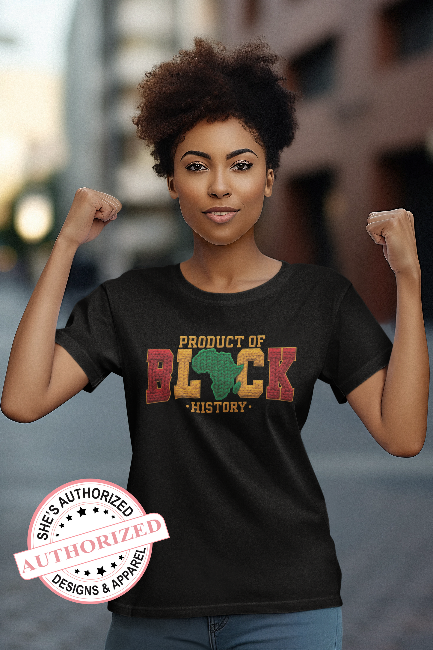 Product of Black History (Red Gold Green)