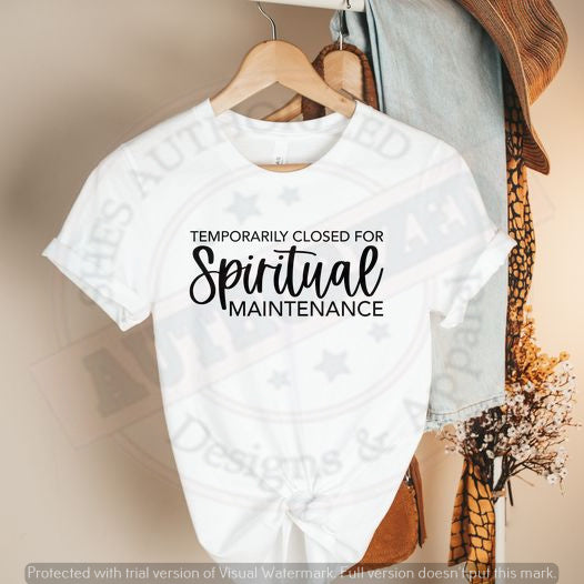 Temporarily Closed For Spiritual Maintenance