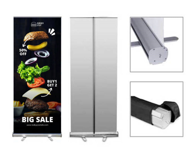 Roll Up Stand Standard 33x80