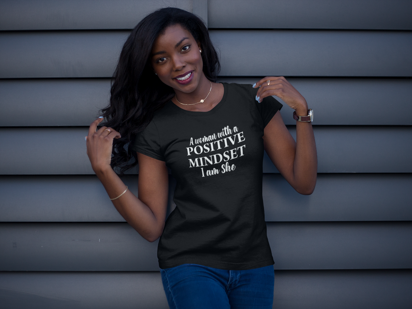 A Woman with a Positive Mindset