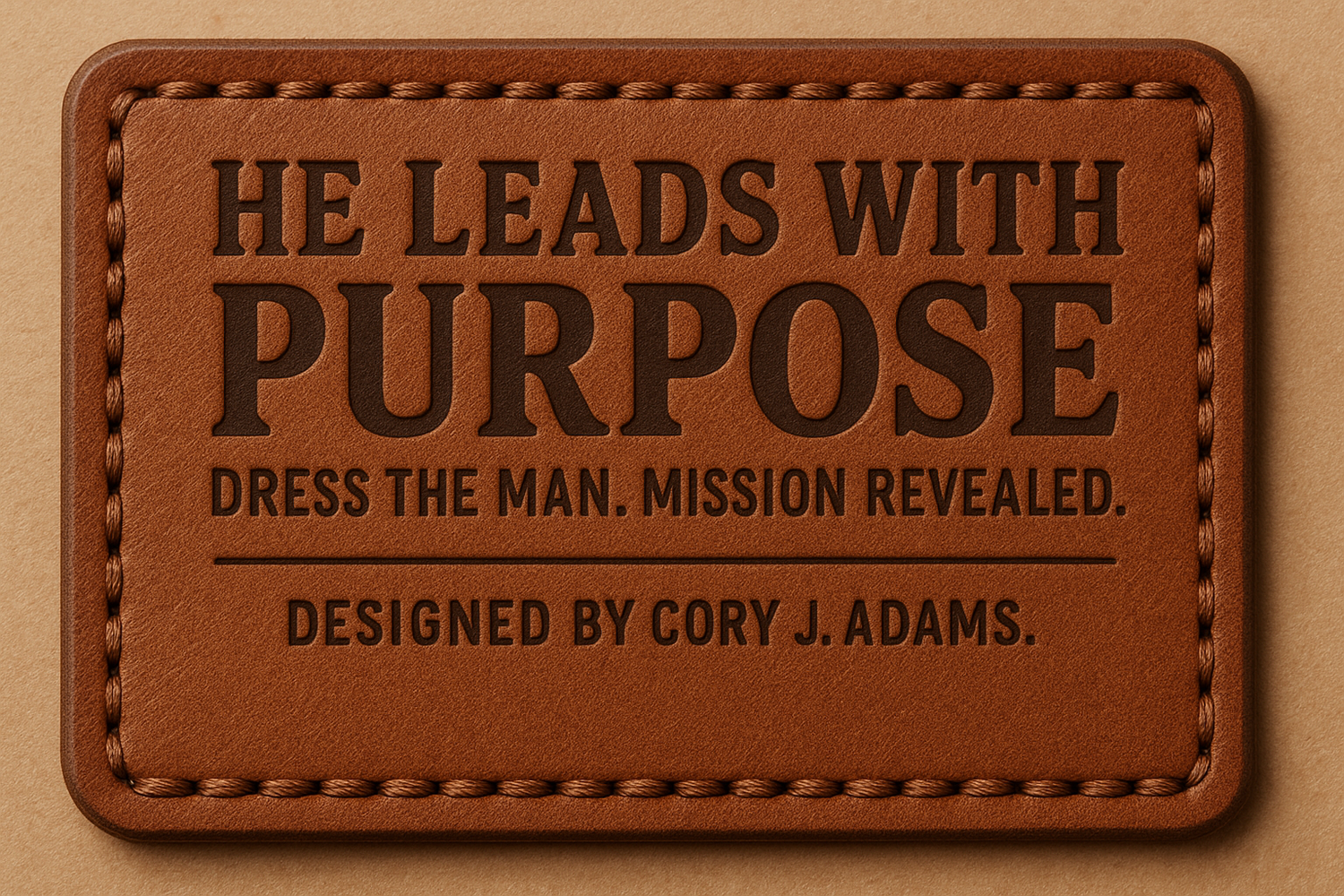 He Leads with Purpose
