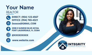 1000 Matte or Glossy  Business Cards - Integrity Florida Realty