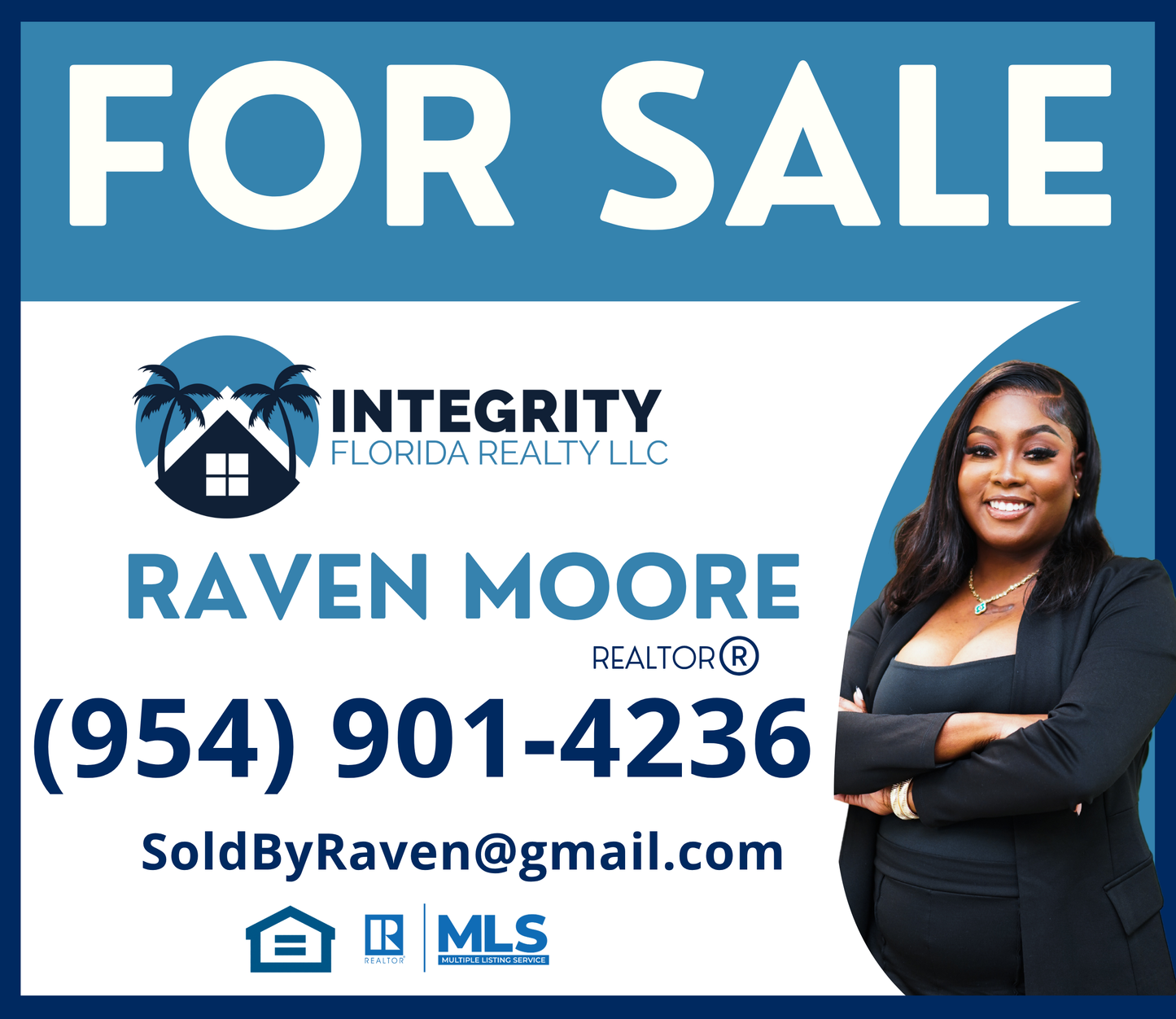 30X26 Coroplast Yard Sign - Integrity Florida Realty (QTY 2)