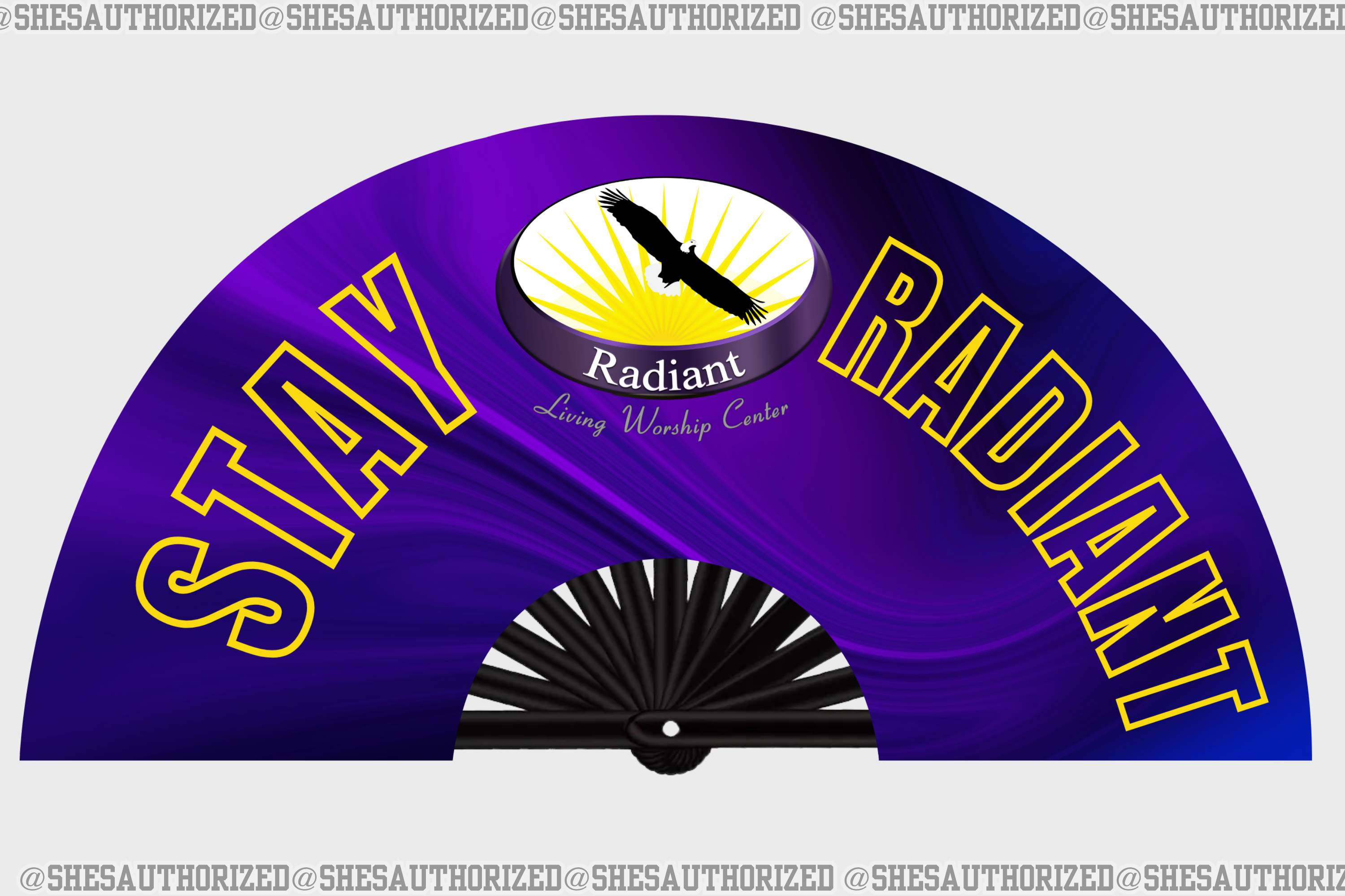 Custom Printed 13" Loud Clack Folding Fans – Bulk Order of 100
