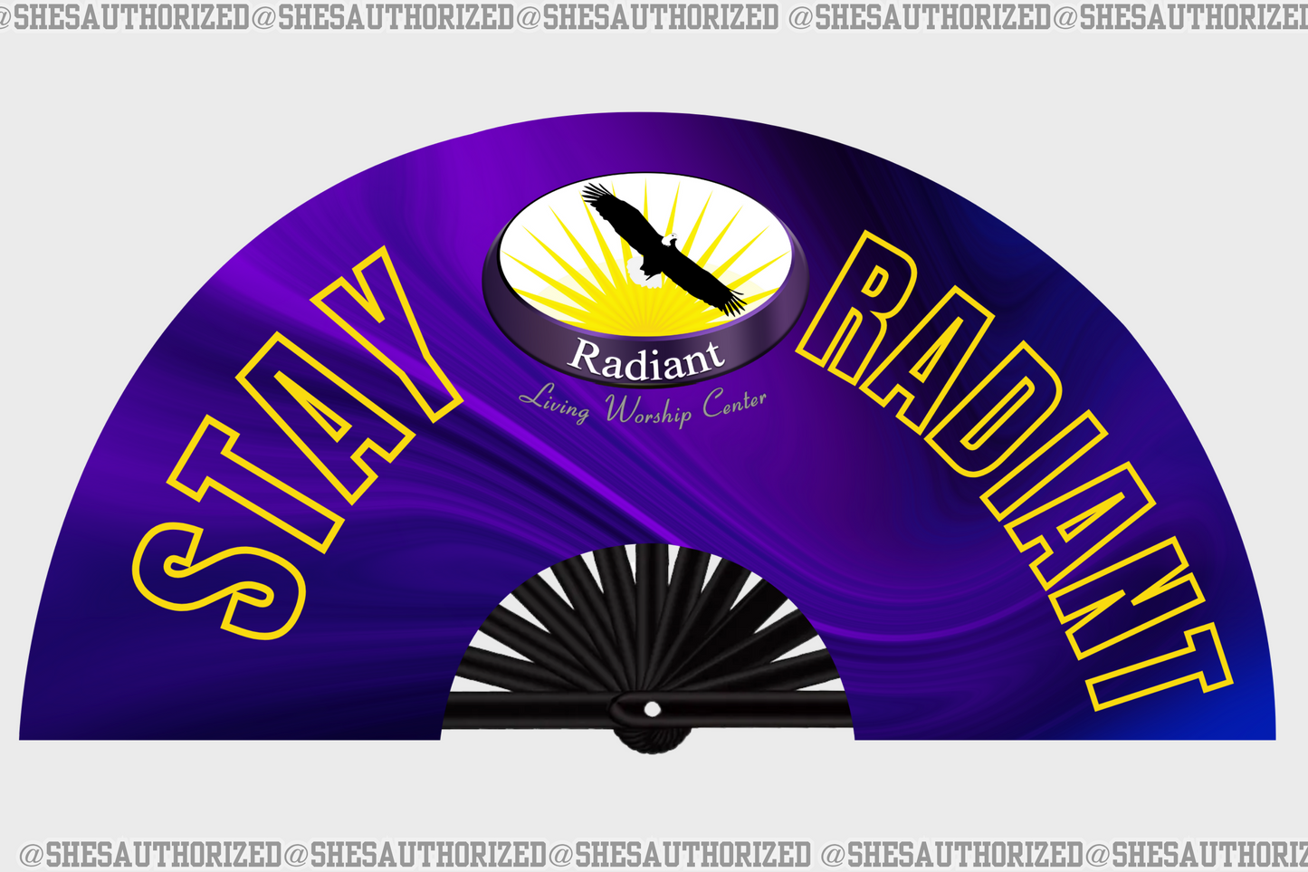 Custom Printed 13" Loud Clack Folding Fans – Bulk Order of 100