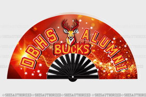 Custom Printed 13" Loud Clack Folding Fans – Bulk Order of 100