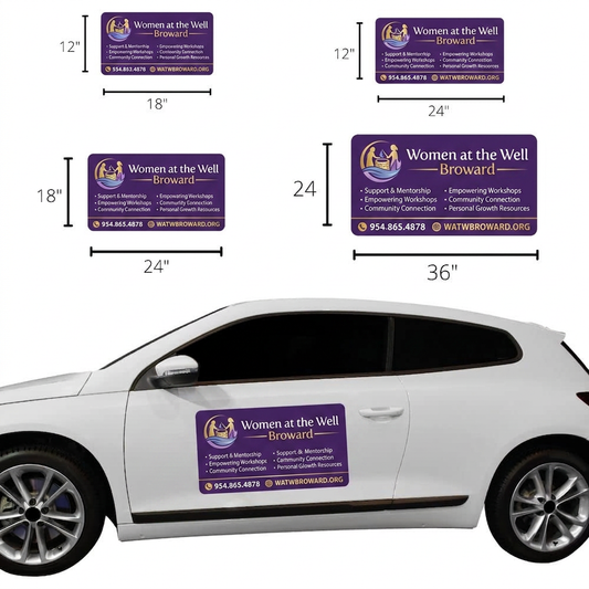 Car Magnets (set) – Custom, Durable and Designed for Maximum Visibility