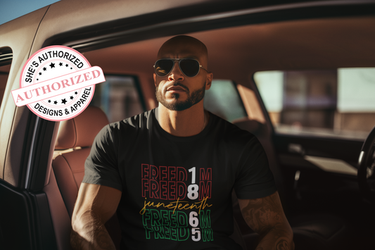 FREEDOM 1865 – Juneteenth Commemorative Tee