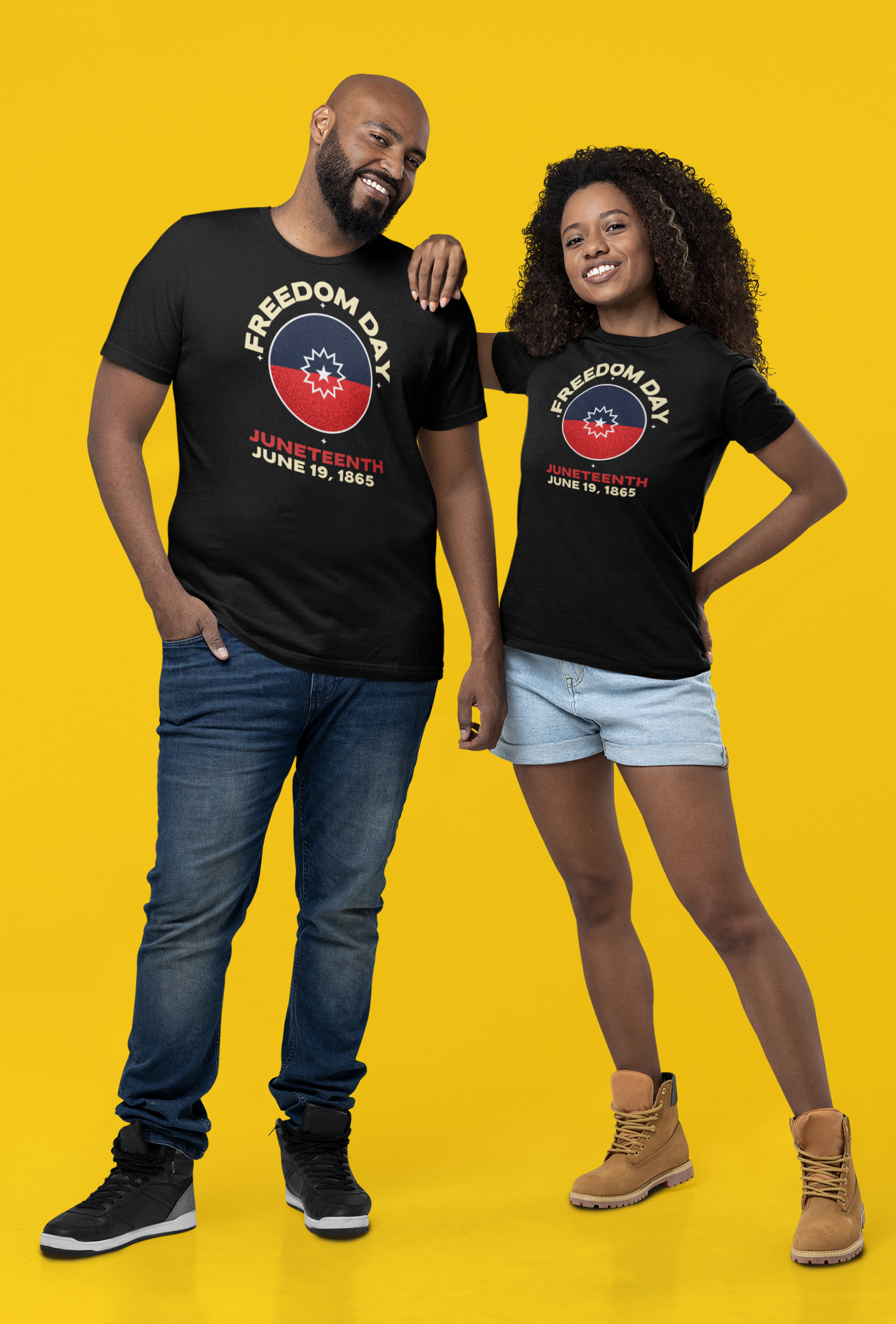 Freedom Day – Juneteenth Tee (Red, White and Blue Edition)