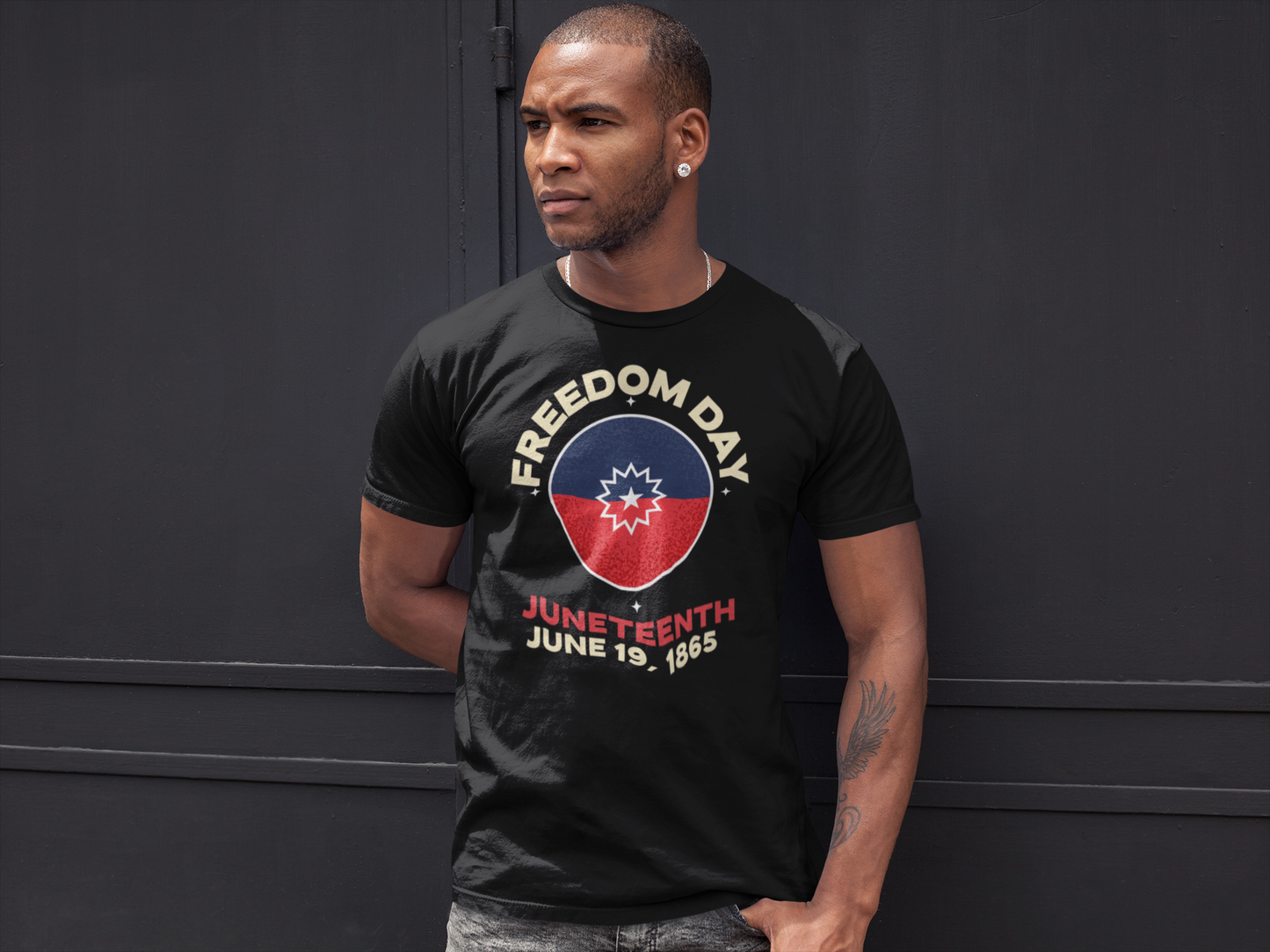 Freedom Day – Juneteenth Tee (Red, White and Blue Edition)