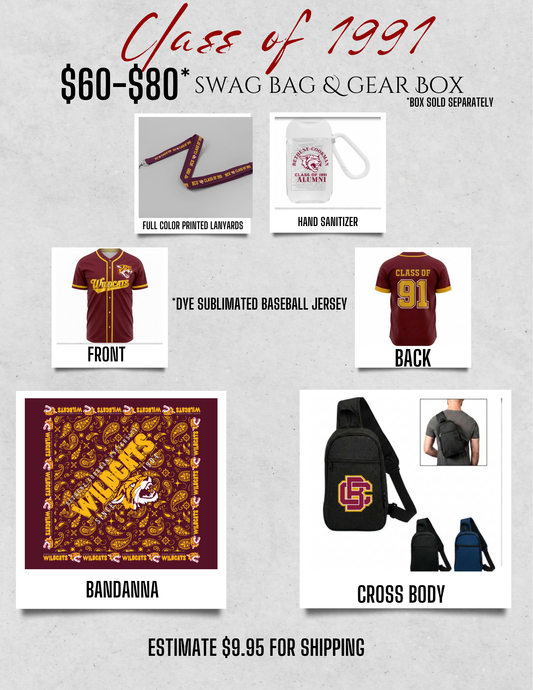 BCU Class of 1991 35th Reunion-Swag Bag