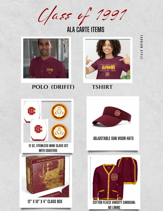 BCU Class of 1991 – 35th Reunion Swag Bag À La Carte