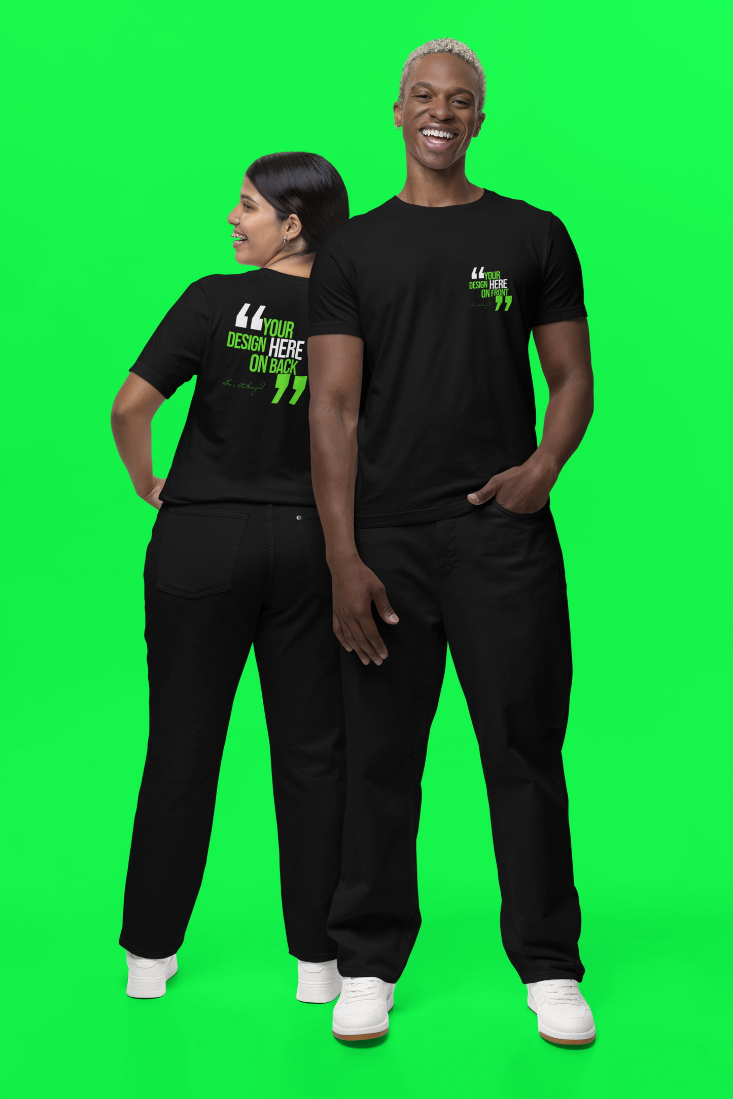 Custom Performance T-Shirt - Front & Back Design