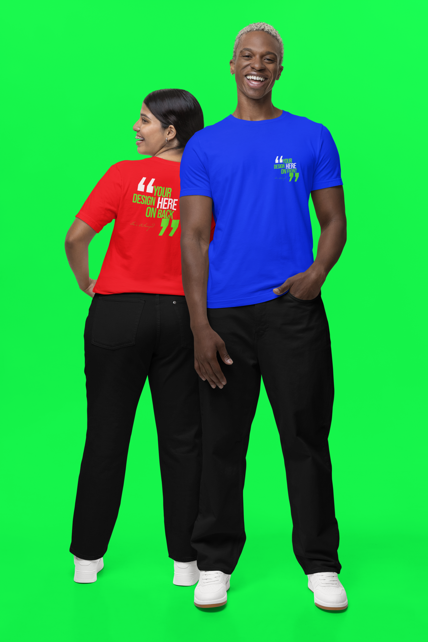 Custom Performance T-Shirt - Front & Back Design