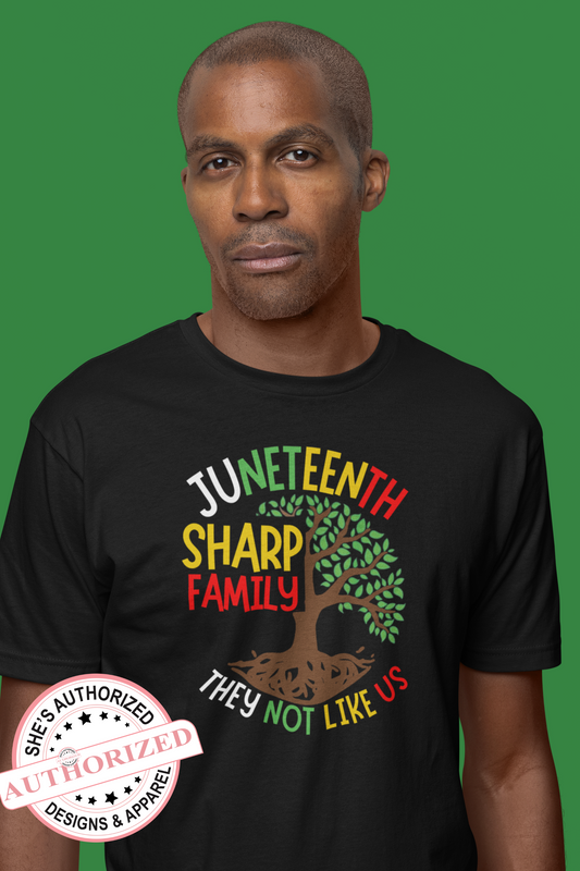 Your Family Name - Family Juneteenth Celebration Tee