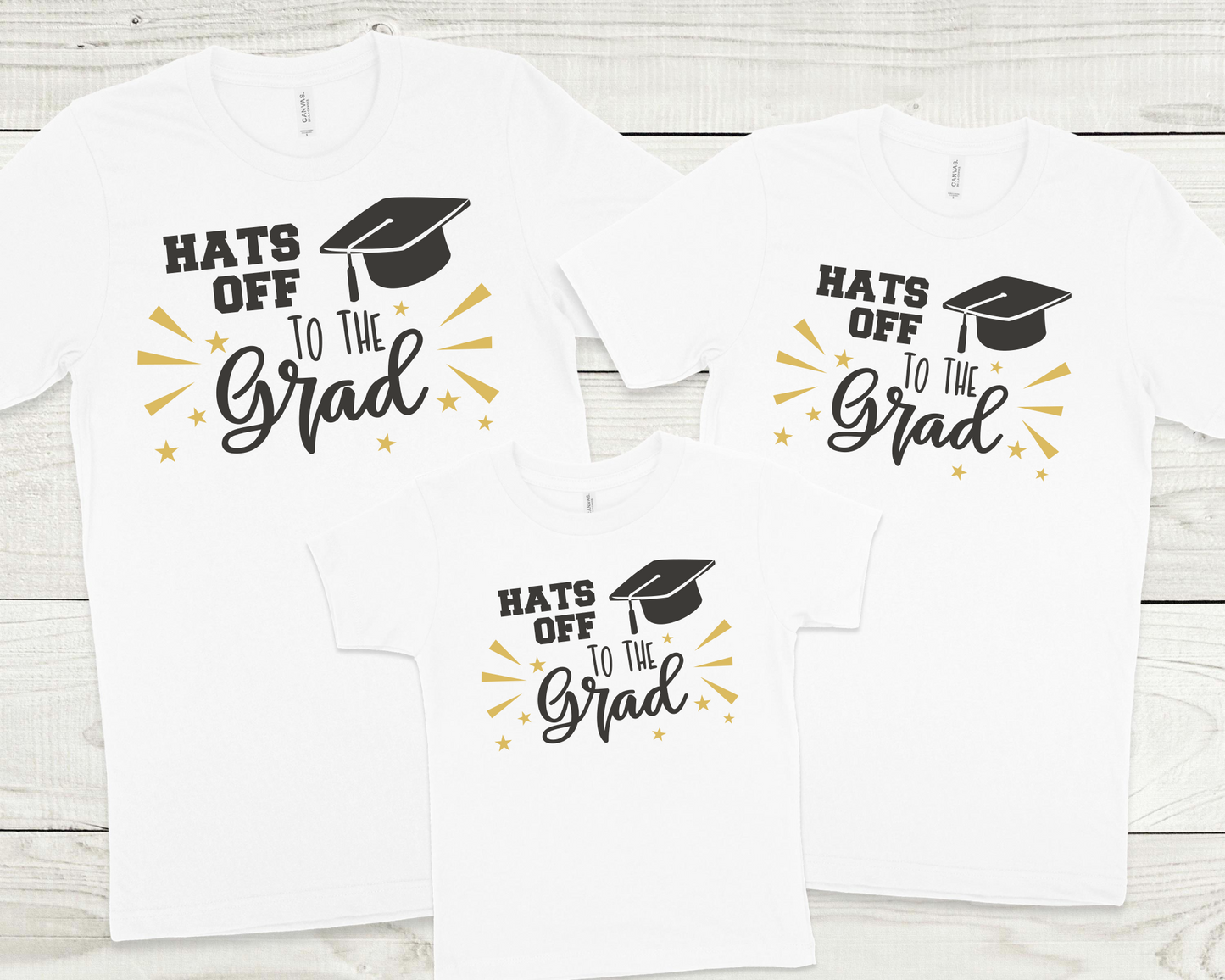 Hats Off To The Grad Tee