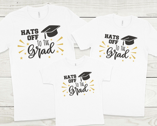 Hats Off To The Grad Tee