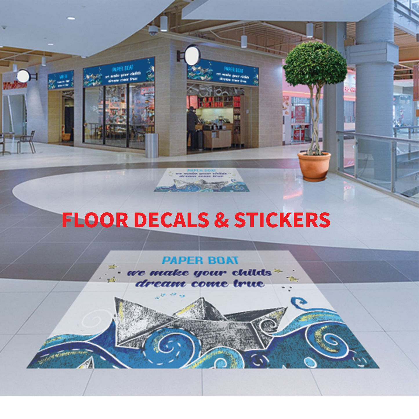 8x8 Floor Decals / Signs