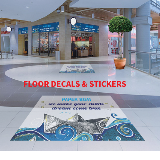 10X10 Floor Decals / Signs