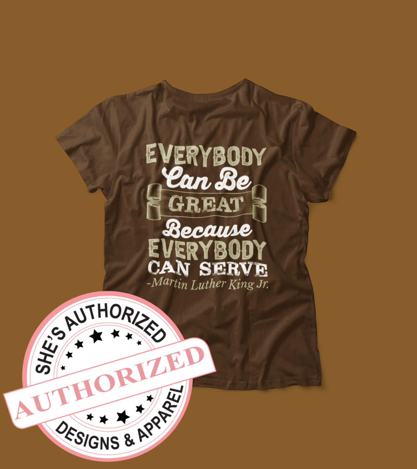 MLK "Everyone Can Be Great" Quote Tee