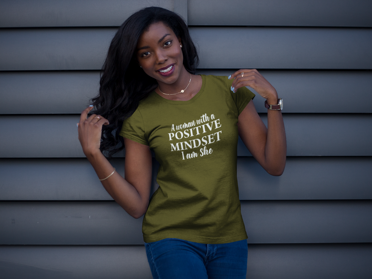 A Woman with a Positive Mindset