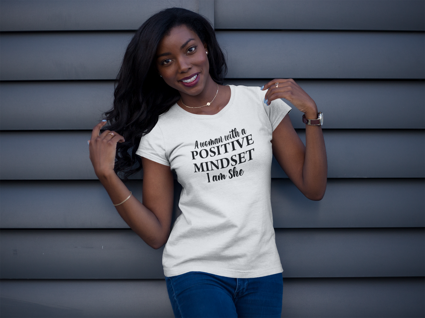 A Woman with a Positive Mindset
