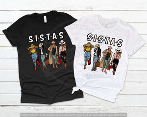 Sistas Black Shirt