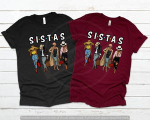 Sistas Black Shirt