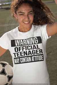 Warning Official Teenager