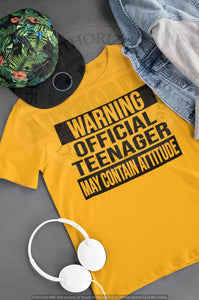 Warning Official Teenager